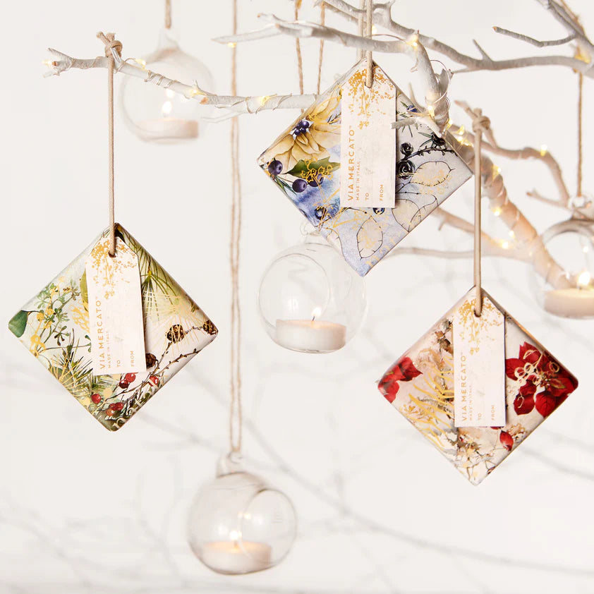 Natale Ornament Soap – Three Scents Shipped Randomly