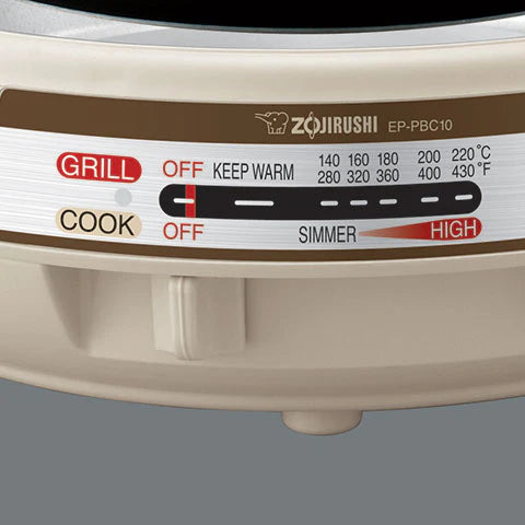 Zojirushi Gourmet d'Expert Electric Skillet EP-PBC10 – Multi-Functional Nonstick Electric Cooking Pan