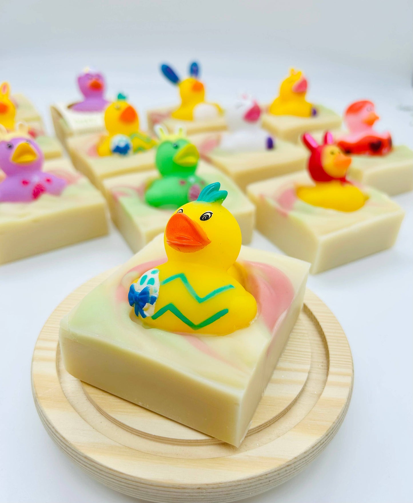 Hoppy Duckling Handmade Soap Bar for Kids EASTER VEGAN
