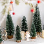 Green Velvet Christmas Tree – Desktop Decoration