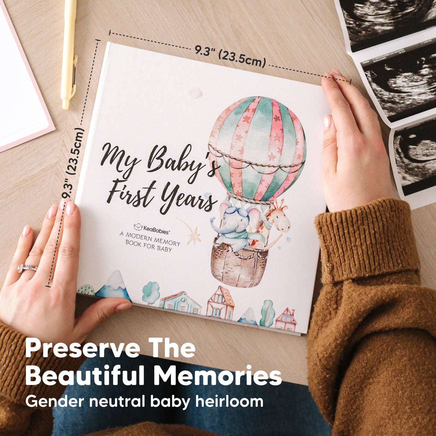 KeaBabies Baby First Years Memory Book - AdventureLand