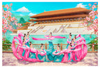 Sleeves of the Tang Palace Giclée Print Hand-Painted Original