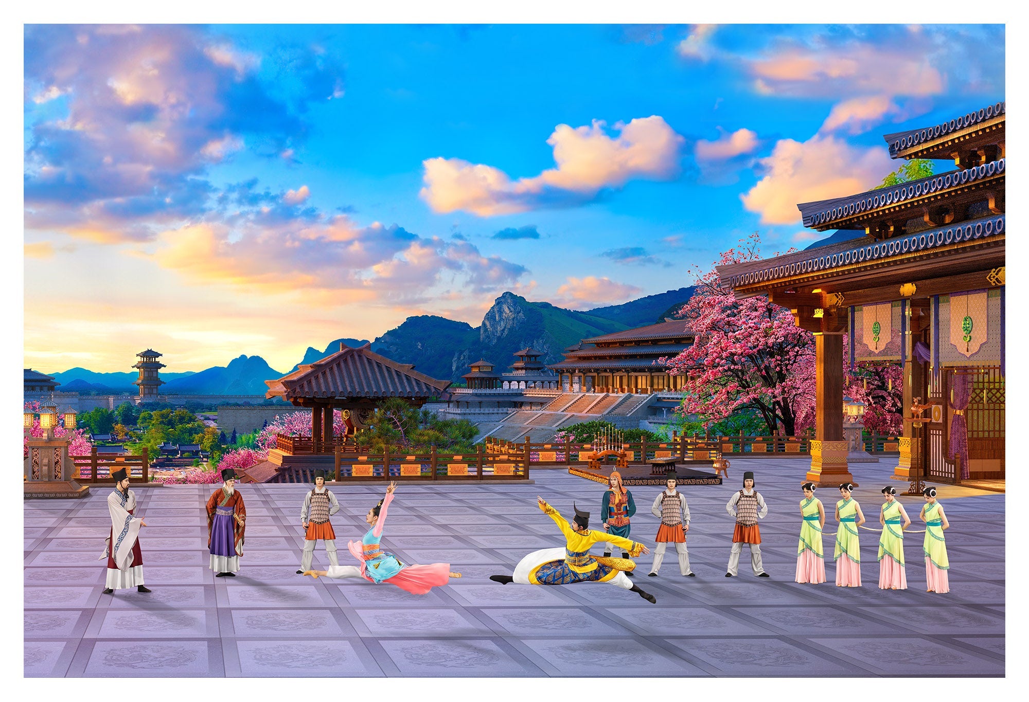 The Story of Lady Xi Shi Giclée Print