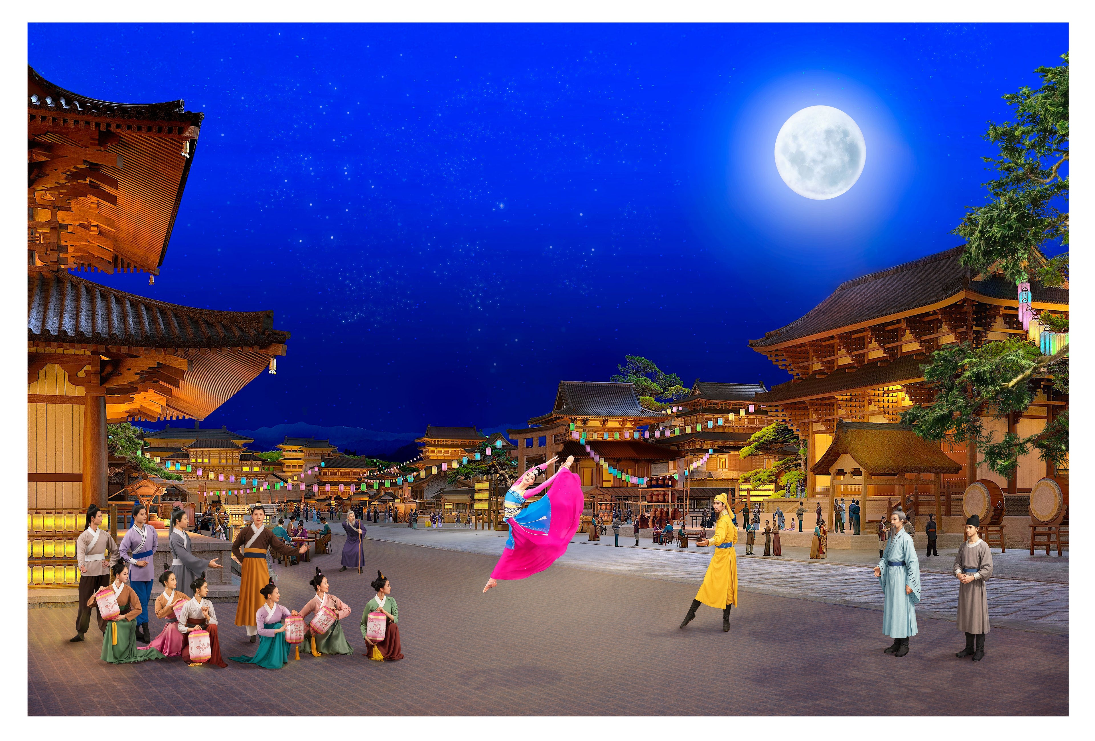 Visiting the Moon Palace Giclée Print - Shen Yun Collections
