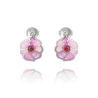 Windmill Grace Stud Earrings Pink