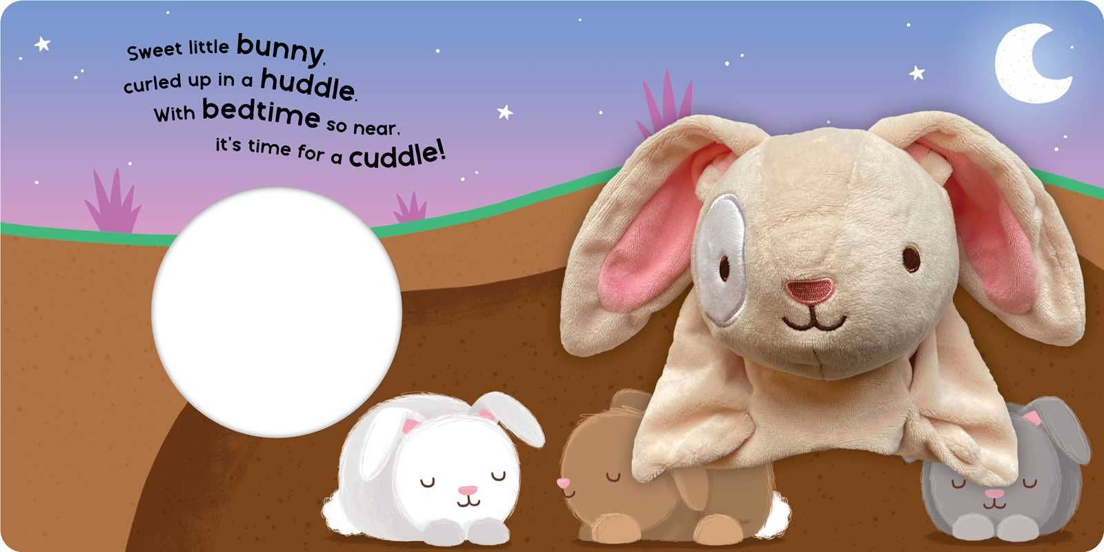 Cuddle Time Bunny: Hand Puppet Book by
