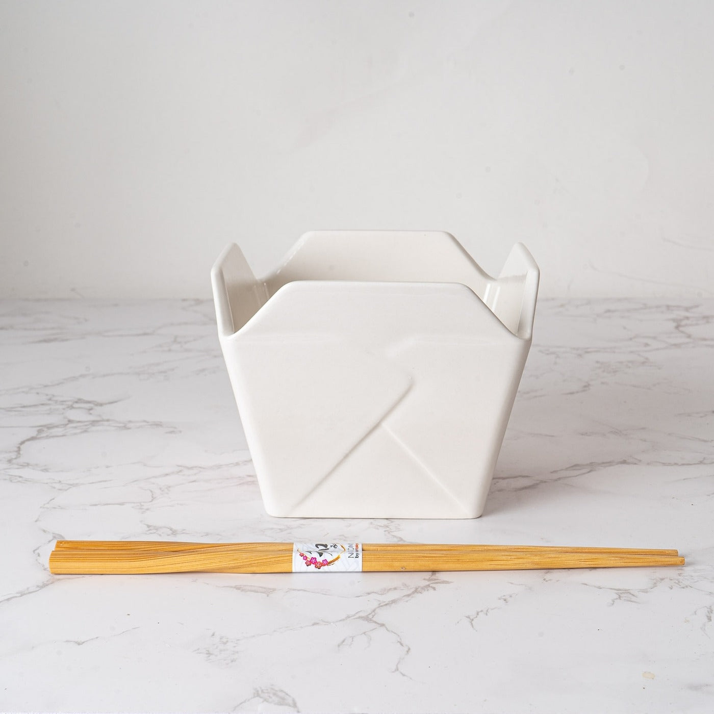 Takeout Box Serving Bowl With Chopsticks