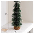 Green Velvet Christmas Tree – Desktop Decoration