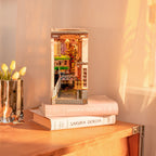 DIY Miniature House Book Nook Kit - Sakura Densya