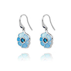 Windmill Grace Drop Earrings Blue