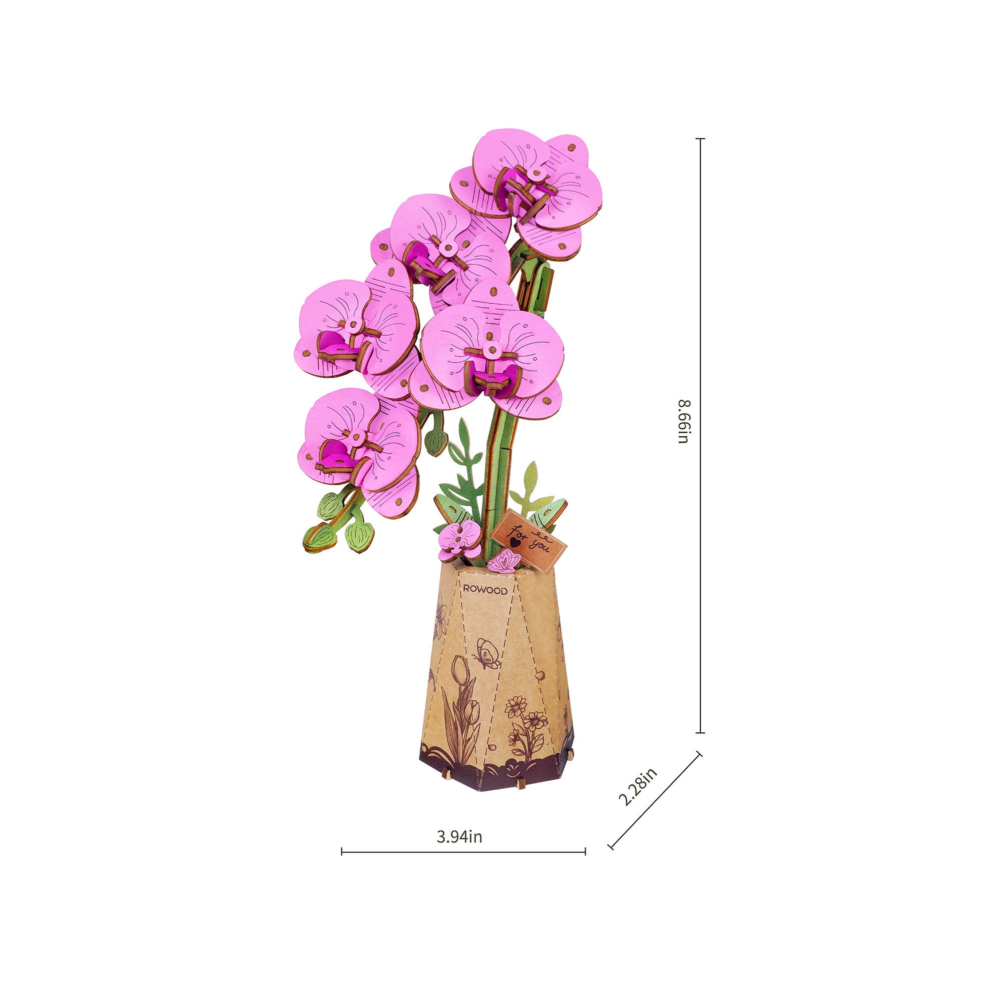 Hands Craft Purple Moth Orchid puzzle