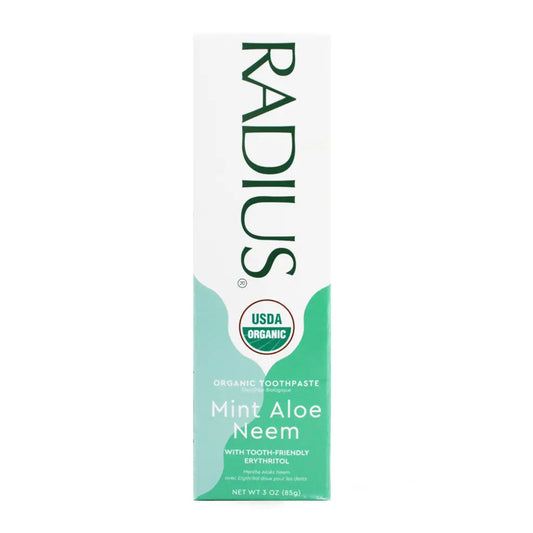 Radius USDA Organic Mint Aloe Neem Toothpaste - 3oz