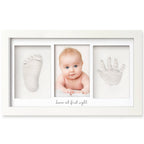 KeaBabies Baby Handprint, Footprint Keepsake Duo Frame