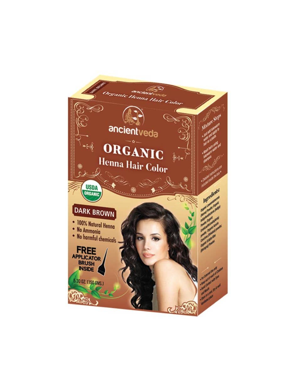 Organic Dark Brown Henna (150 gms)