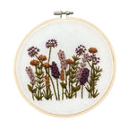 Hand Embroidery KIT - Meadow in Plum