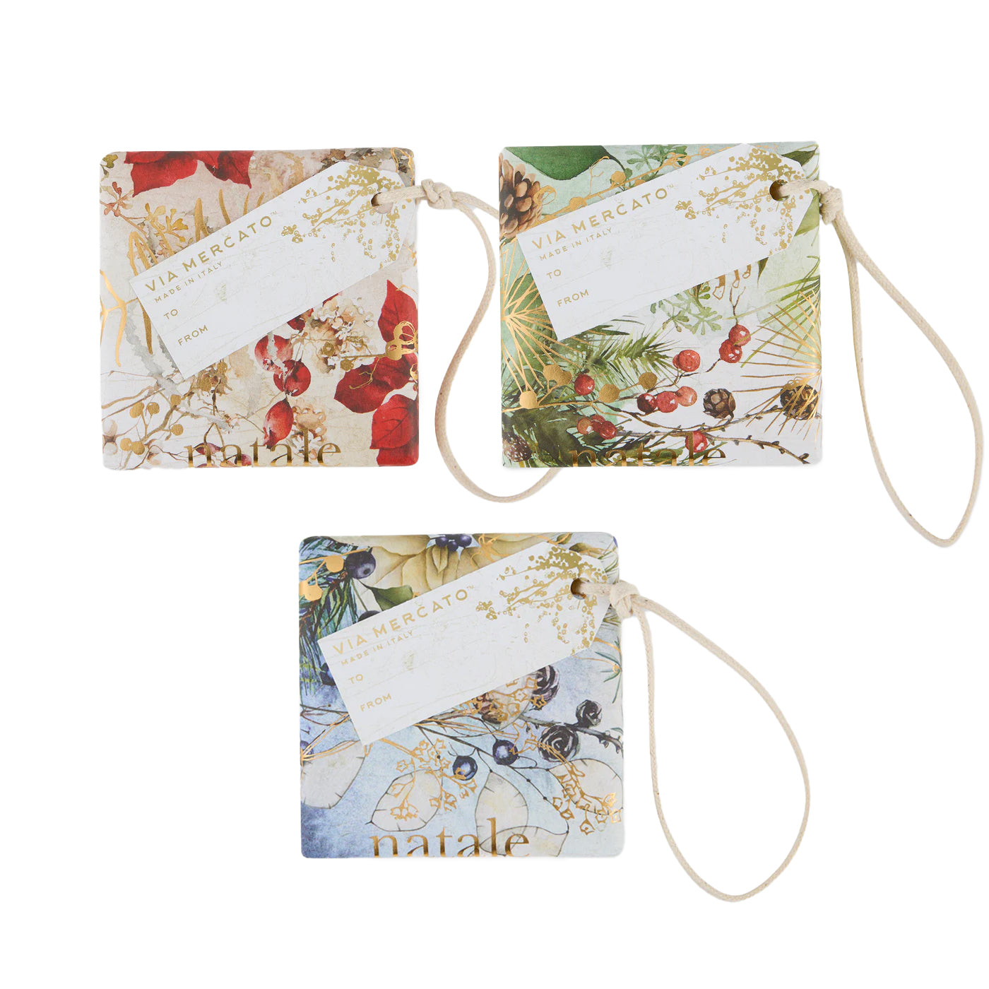 Natale Ornament Soap – Three Scents Shipped Randomly