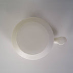 White Porcelain Tea Mug with Lid & Infuser – 15 oz