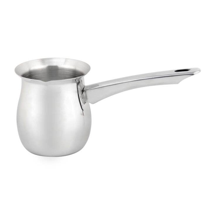 Stainless Steel Turkish Coffee Maker (Milk Warmer Pots) – Set of 3