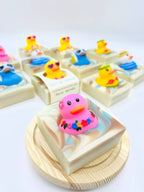 Summer Surf's Up Duckling Handmade Soap Bar for Kids VEGAN