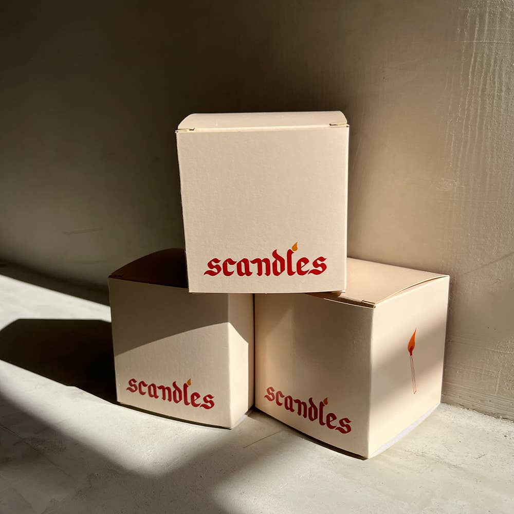 Scandles Yellow Lemon Candle - Large