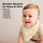 8-pack Baby c Bibs for Girls and Boys - Butterflies