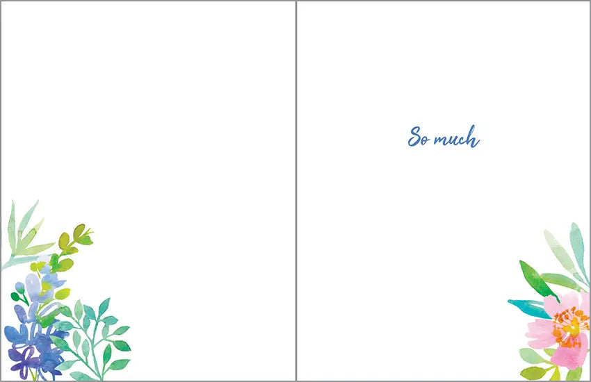 Thank You Greeting Card - Thank You Greenery
