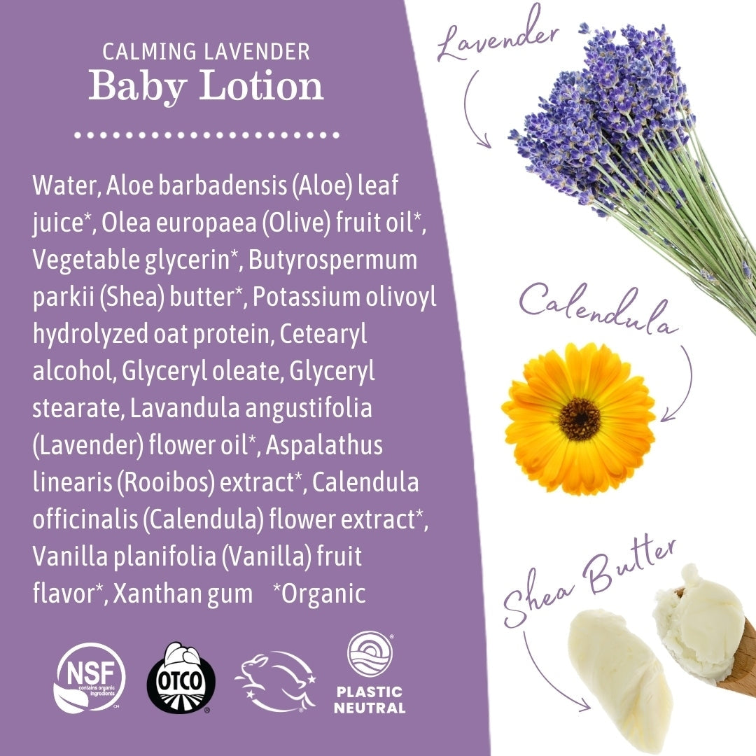 Earth Mama Organics Calming Lavender Baby Lotion