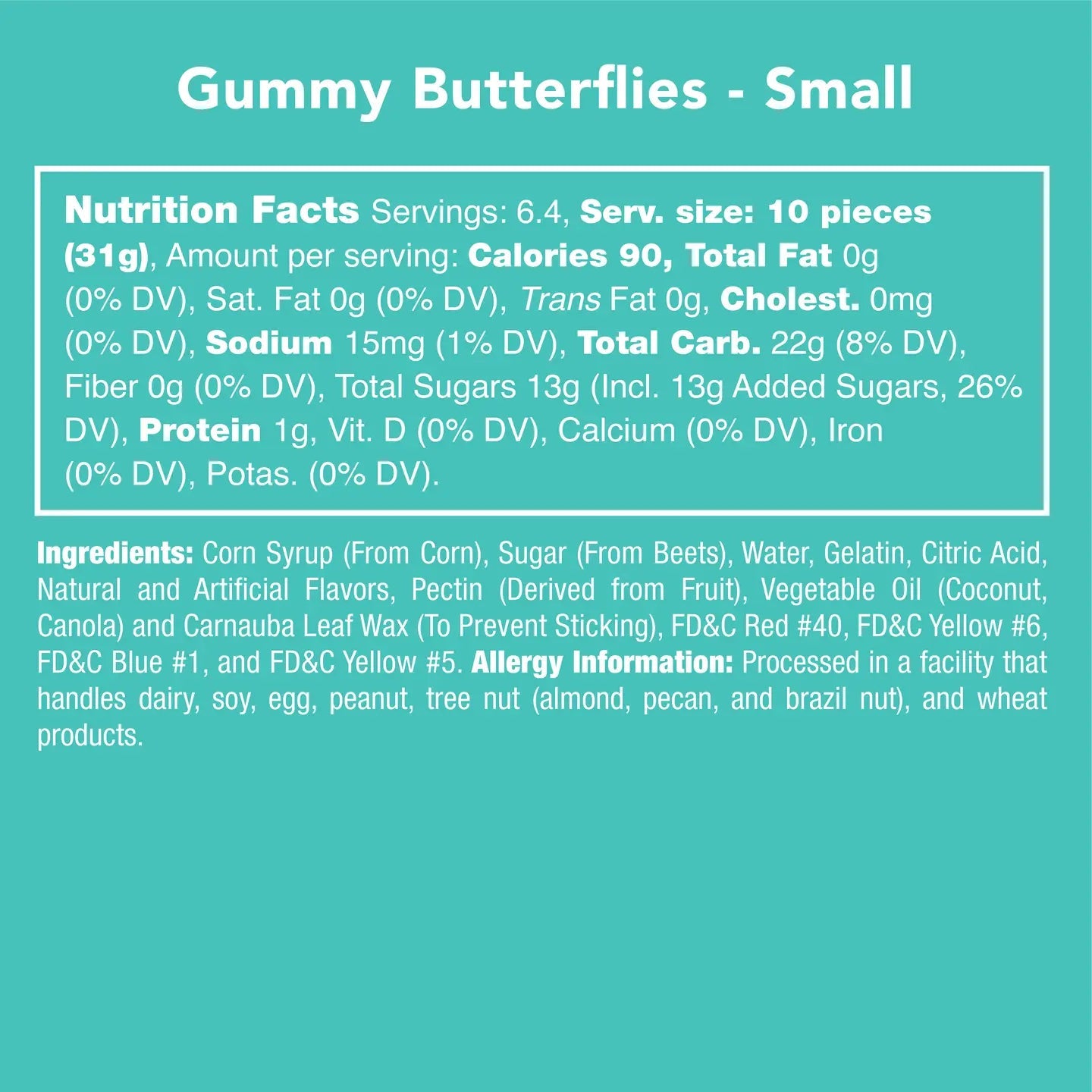 Candy Club Gummy Butterflies