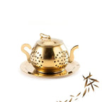 Golden Teapot Tea Infuser, Tea Drain, Tea strainer