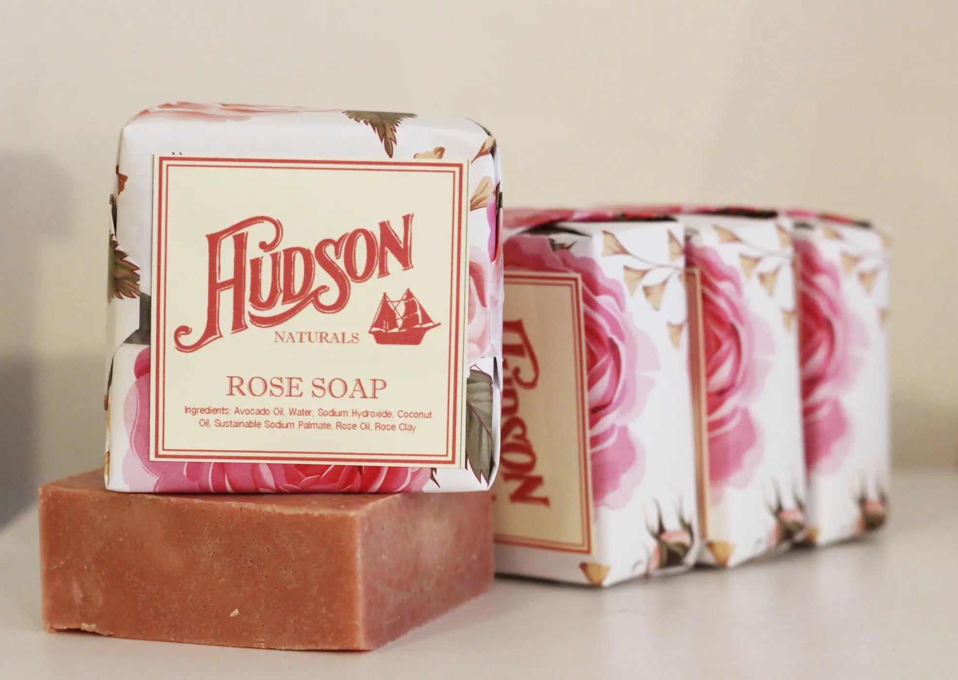 Hudson Naturals Rose Soap