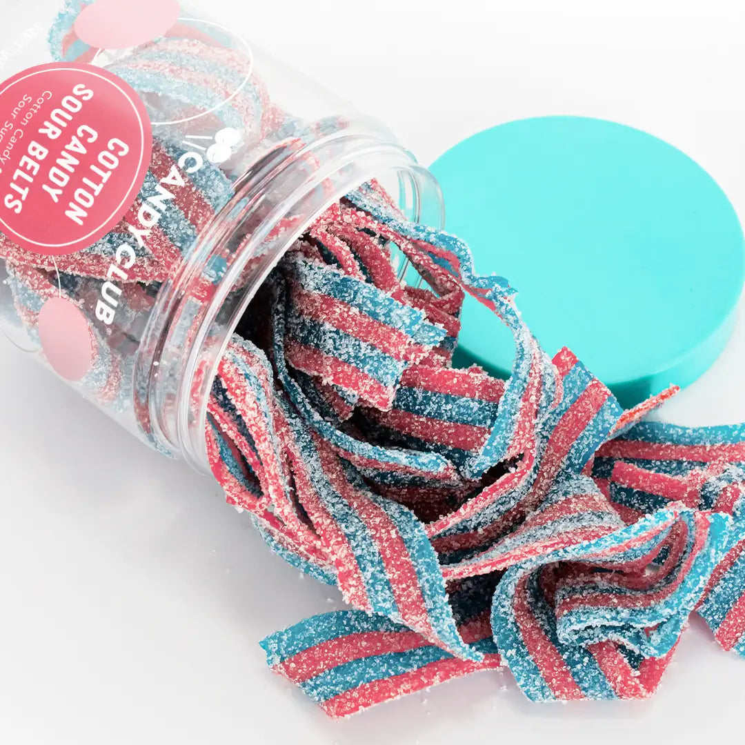 Candy Club Cotton Candy Sour Belts