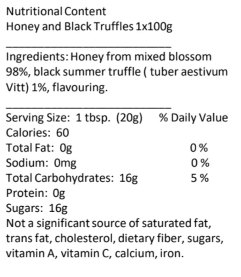 Honey and Black Truffles 6x100gr