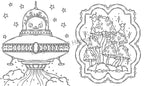 Space Coloring + Activity Book