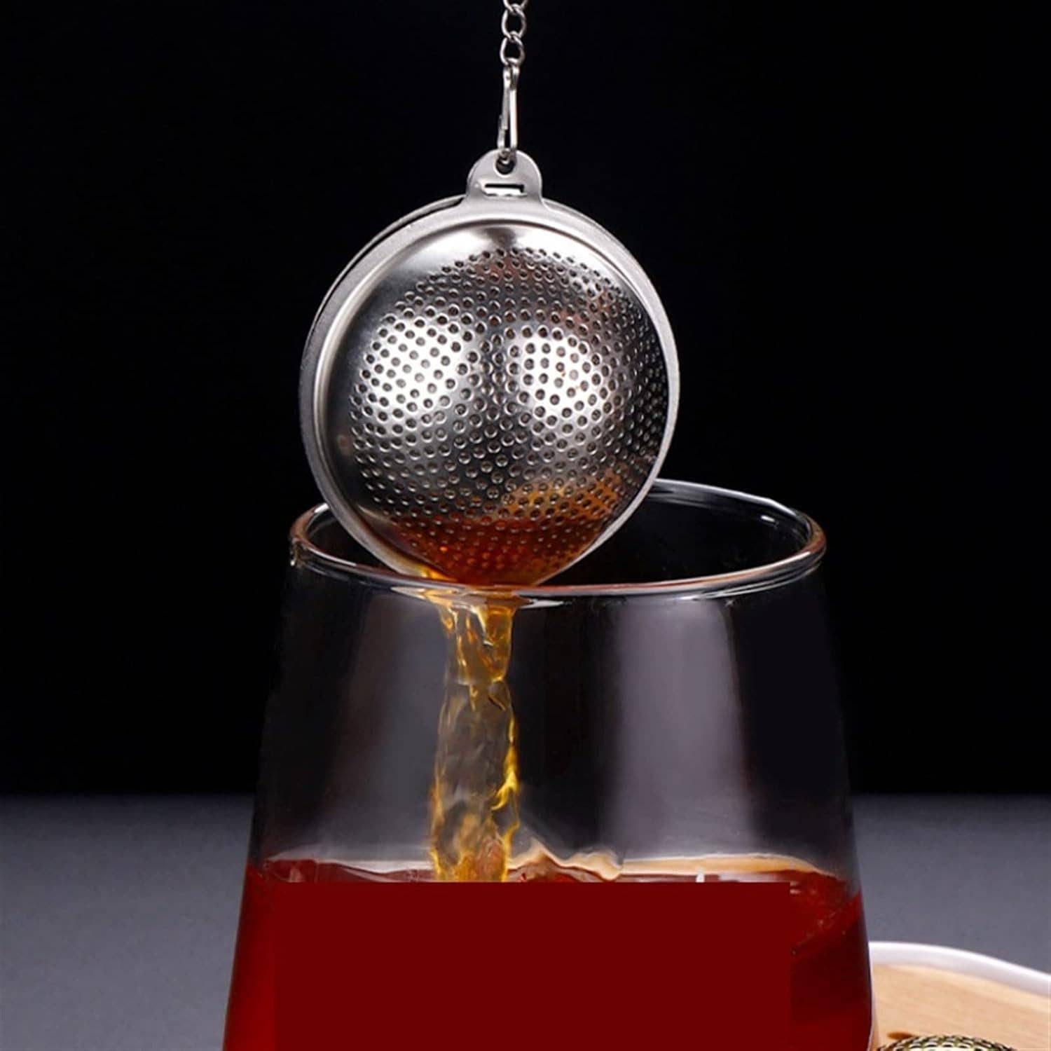 Stainless Steel Ball Tea Infuser, Strainer – 2.1", Rust-Free