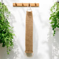 Bamboo Switch Sisal Linen Back Exfoliating Strap