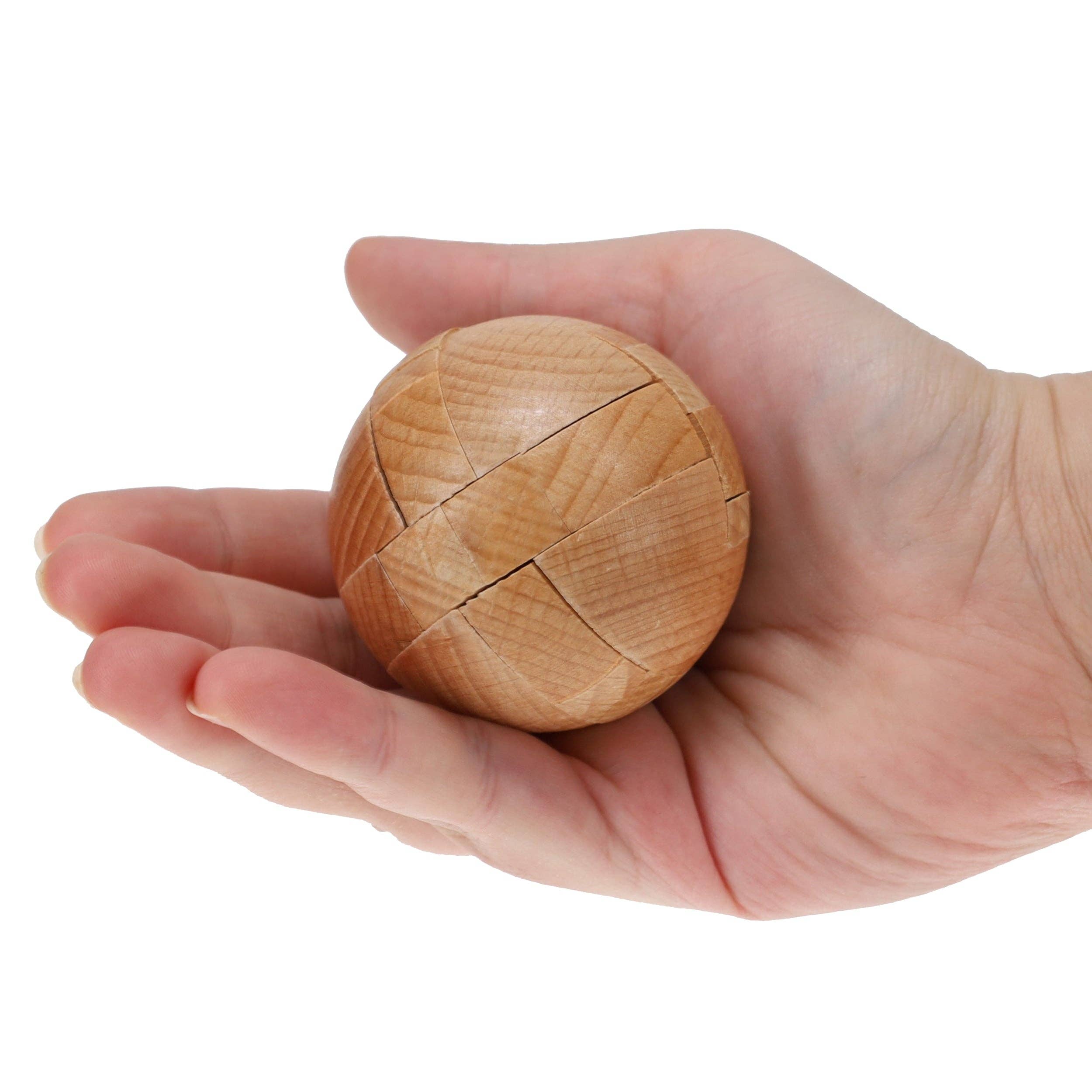 Solid Wood 3D Sphere Puzzle