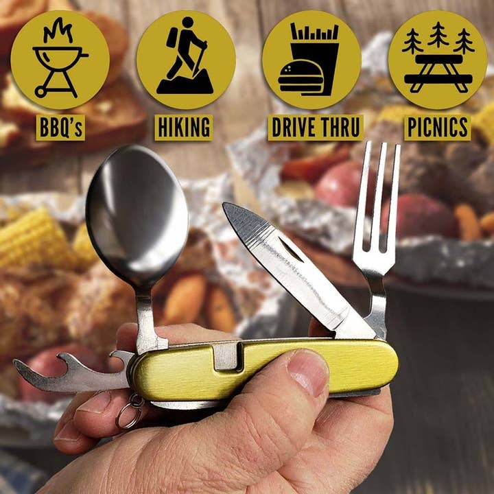 Hobo Knife: Camping Utensils & Flatware Multi-tool