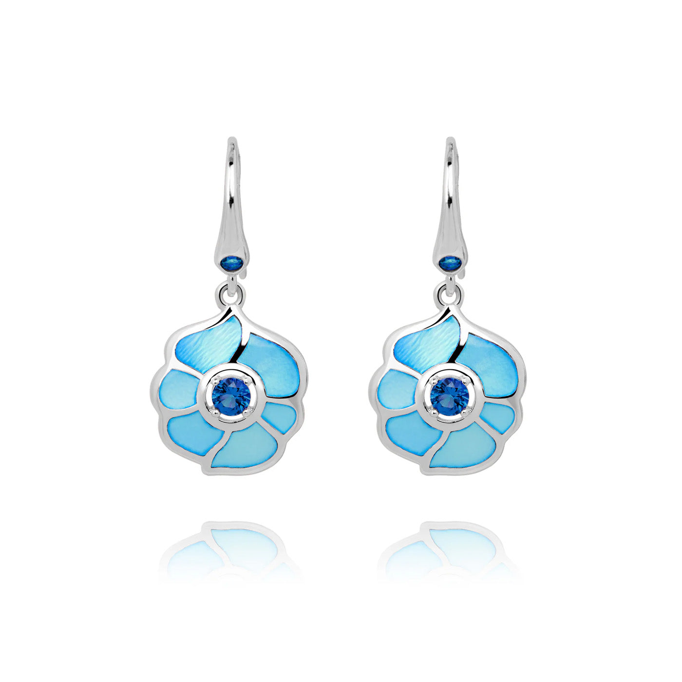 Windmill Grace Drop Earrings Blue