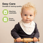 8-pack Baby c Bibs for Girls and Boys - Butterflies