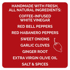 Queen Majesty Red Habanero & Black Coffee Hot Sauce - 5oz