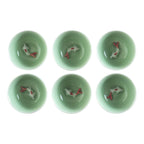 Koi Fish Kung Fu Tea Cups 6 Piece Set