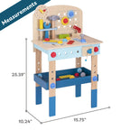 Toysters Wooden Workbench With Tools