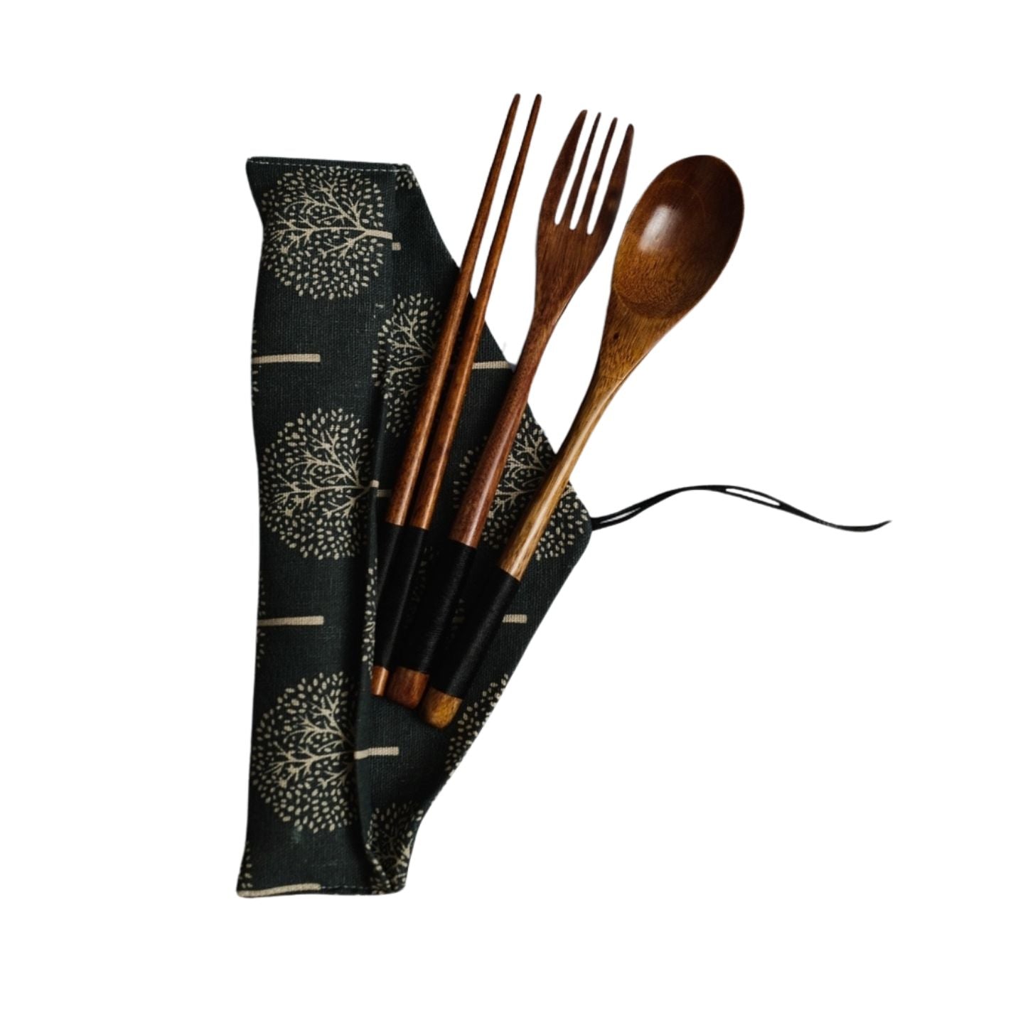 Coconut Utensil Cutlery Set - Blue