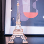 3D Laser Cut Wooden Puzzle - Eiffel Tower