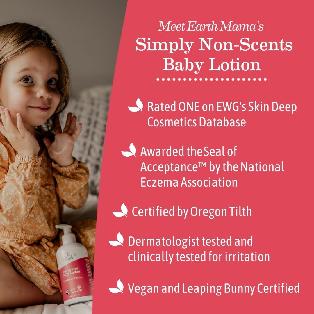 Earth Mama Organics Simply Non-Scents Baby Lotion