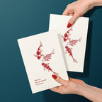 May You Have Prosperity Every Year 年年有餘 Greeting Card