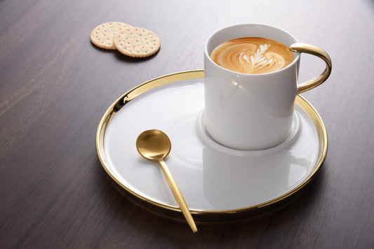 Pampa BayFor Coffee Lovers - Cappuccino Cup and Plate