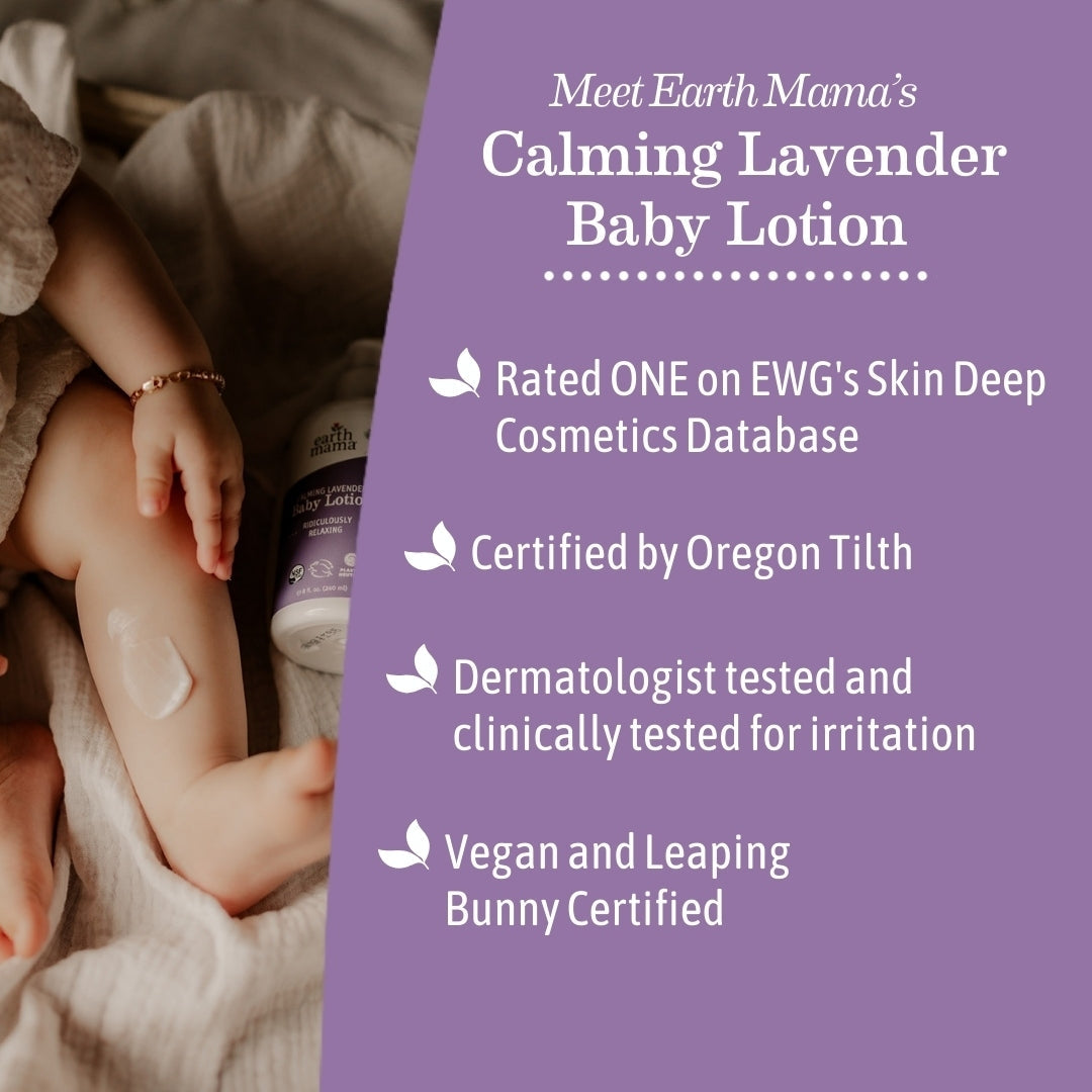 Earth Mama Organics Calming Lavender Baby Lotion