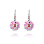 Windmill Grace Drop Earrings Pink