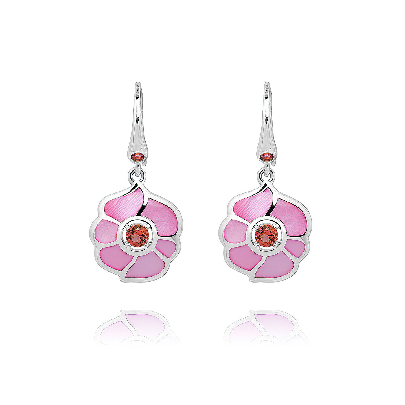 Windmill Grace Drop Earrings Pink